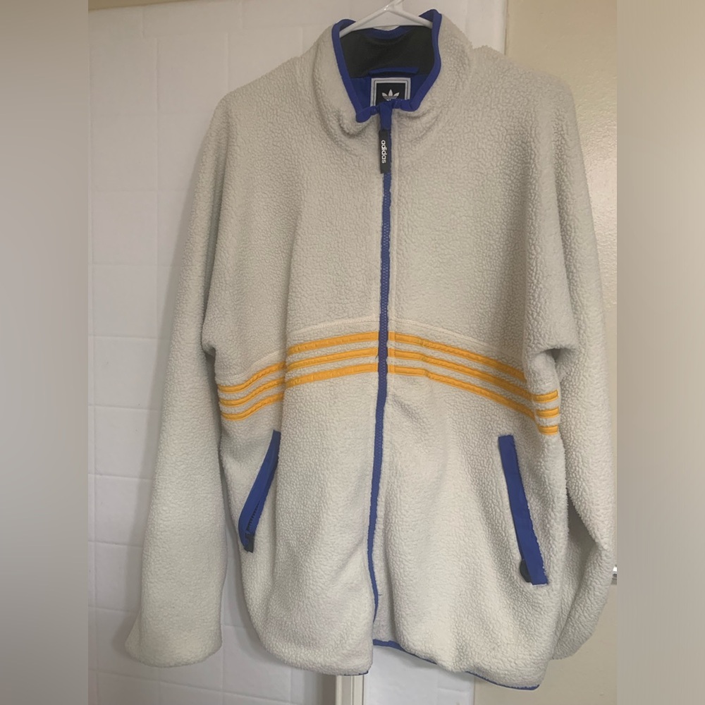 ADIDAS Men’s Sherpa full zip jacket.